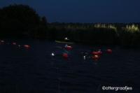 22 juni 23.04 uur meezwemmers in de buurt van Bolsward / Bron: ©ottergraafjes