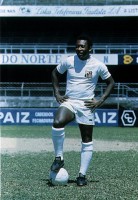 Pelé bij Santos FC / Bron: Onbekend, Wikimedia Commons (Publiek domein)